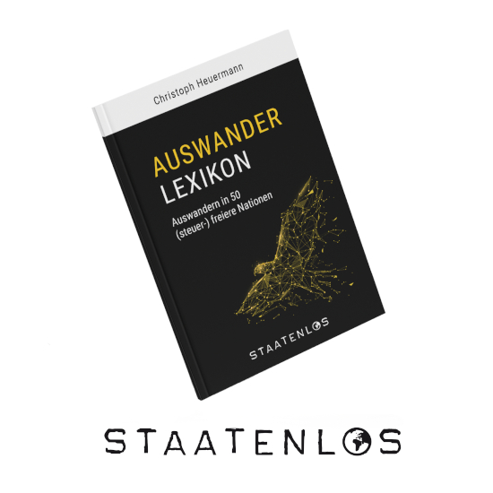 Cover des Auswander Lexikons - Auswandern in 50 (steuer-)freiere Nationen